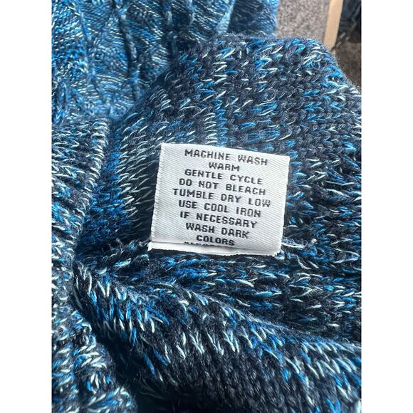 Inserch Knit Turtleneck Sweater Mens Size 2XL Blue Ski Blue Pullover Super Soft - Picture 5 of 8